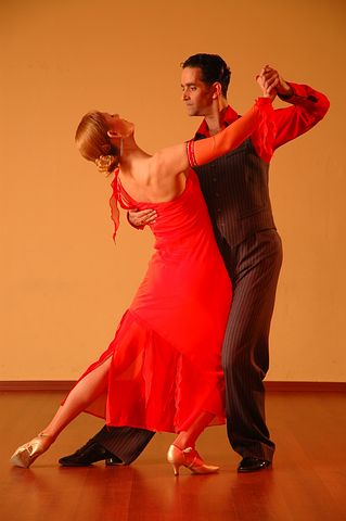 Profesionální taneční pár 